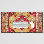 Dazkiri Southwest Anatolian Rug Print Desk Mat Gallery Image 1