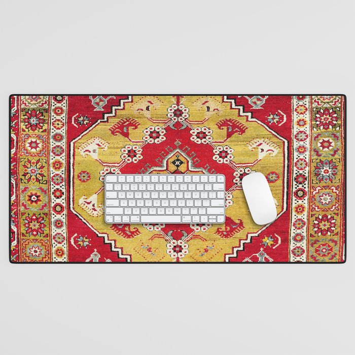 Dazkiri Southwest Anatolian Rug Print Desk Mat Gallery Image 1