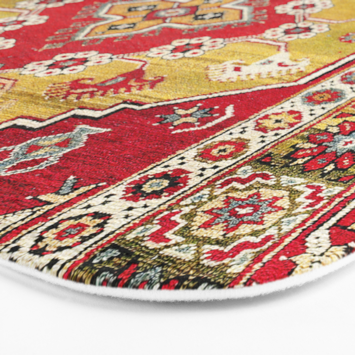 Dazkiri Southwest Anatolian Rug Print Bath Mat Gallery Image 3