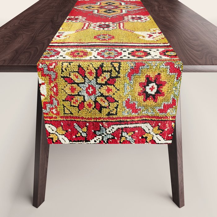 Dazkiri Southwest Anatolian Rug Print Table Runner Gallery Image 1