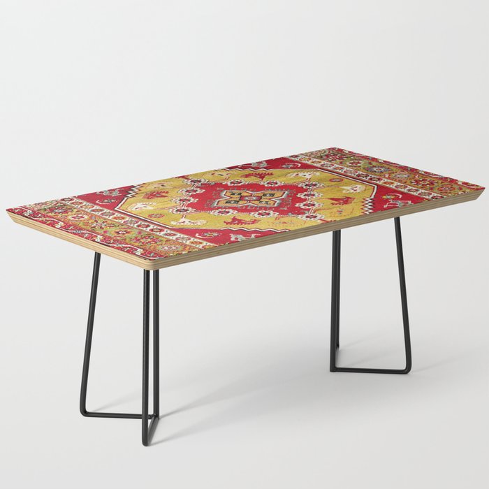 Dazkiri Southwest Anatolian Rug Print Coffee Table Gallery Image 1