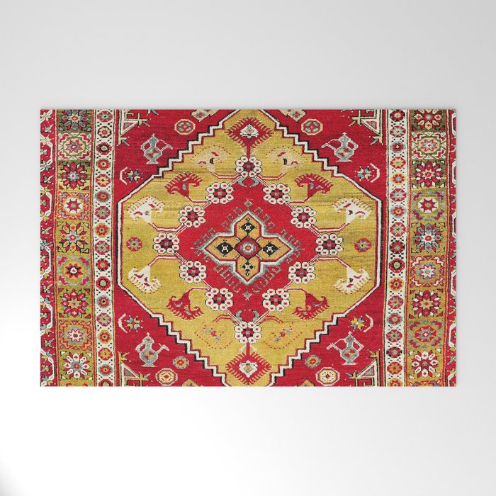 Dazkiri Southwest Anatolian Rug Print Welcome Mat Gallery Image 1