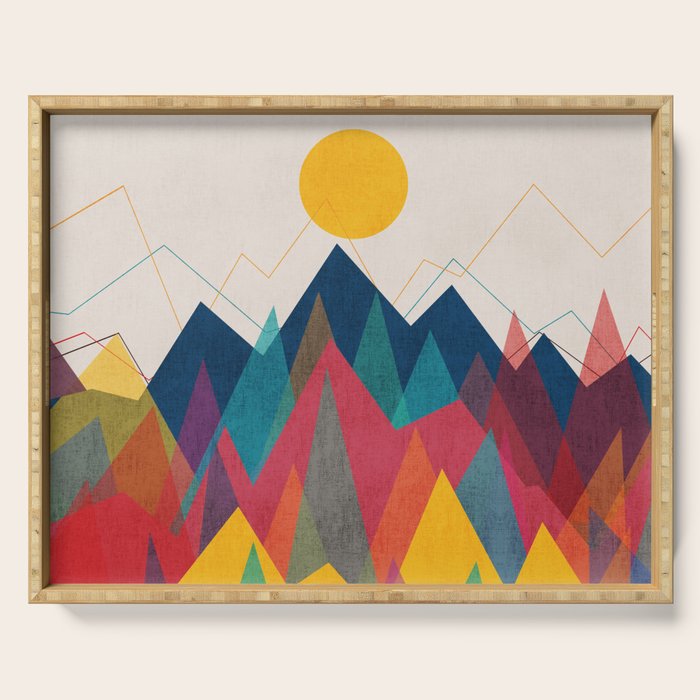 Uphill Battle Serving Tray Gallery Image 1