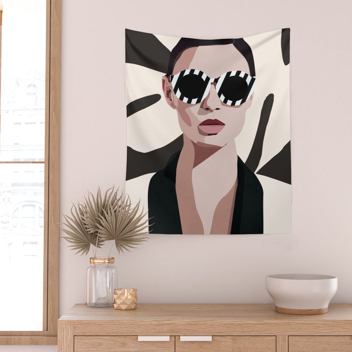 The Face of Fashion 7 Wall Tapestry Gallery Image 2