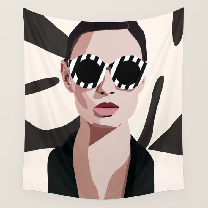 The Face of Fashion 7 Wall Tapestry Gallery Image 4