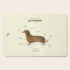 Anatomy of a Dachshund Cutting Board Gallery Image 1