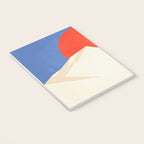 The Japanese Sun | Vintage Minimal Mount Fuji Landscape Notebook Gallery Image 3