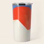 The Japanese Sun | Vintage Minimal Mount Fuji Landscape Travel Mug Gallery Image 1