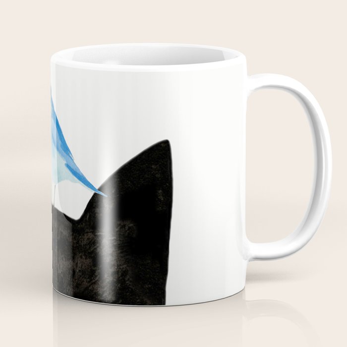 Cat and Bird Coffee Mug Gallery Image 1