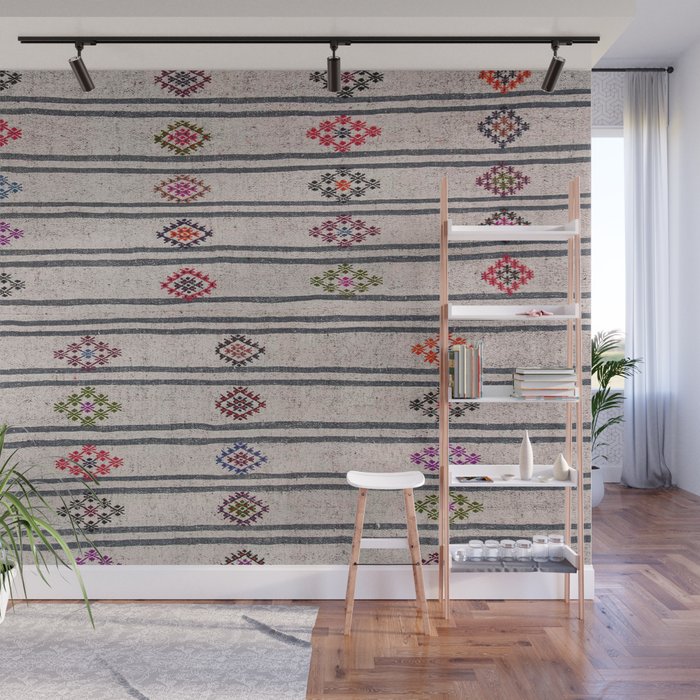 Moroccan Vintage Rug Wall Mural Gallery Image 1