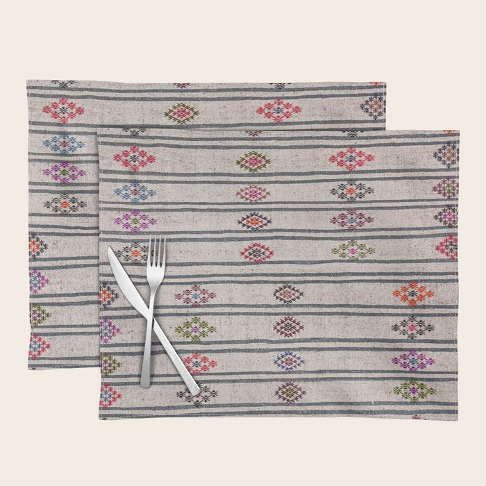 Moroccan Vintage Rug Placemat Gallery Image 1