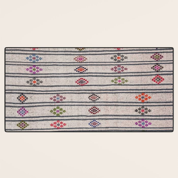 Moroccan Vintage Rug Desk Mat Gallery Image 3