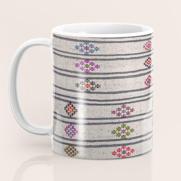 Moroccan Vintage Rug Coffee Mug Gallery Image 3