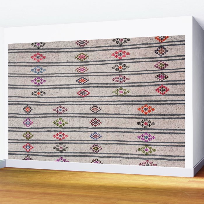 Moroccan Vintage Rug Wall Mural Gallery Image 2
