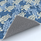 Honu Sea Turtle Hawaiian Tapa  Rug Gallery Image 4