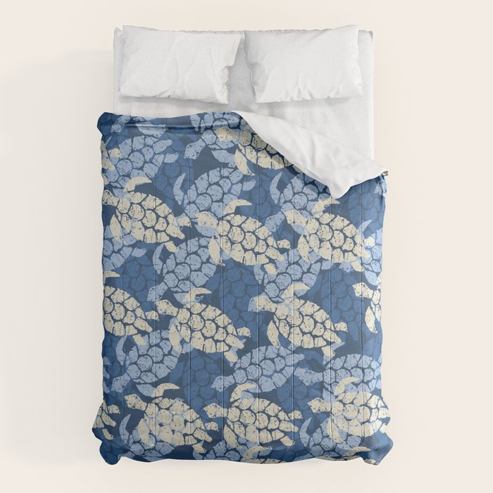 Honu Sea Turtle Hawaiian Tapa  Comforter Gallery Image 6