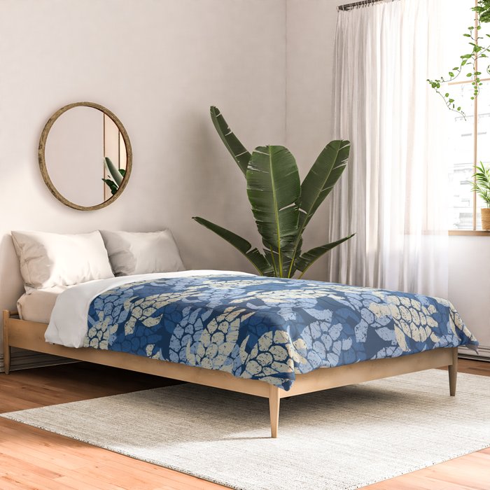 Honu Sea Turtle Hawaiian Tapa  Comforter Gallery Image 2