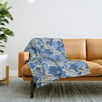 Honu Sea Turtle Hawaiian Tapa  Throw Blanket Gallery Image 1