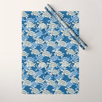 Honu Sea Turtle Hawaiian Tapa  Wrapping Paper Gallery Image 1