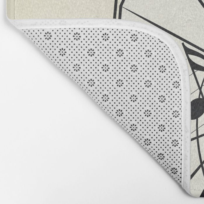 Abstract Minimal Musical Instrument 2 Bath Mat Gallery Image 2