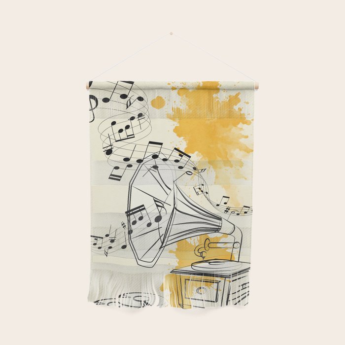 Abstract Minimal Musical Instrument 2 Wall Hanging Gallery Image 1