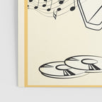Abstract Minimal Musical Instrument 2 Poster Gallery Image 3