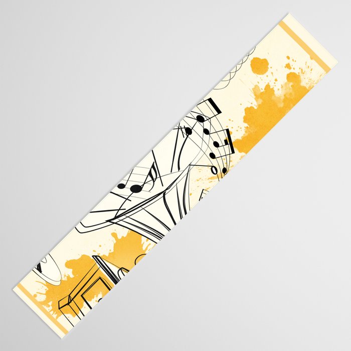 Abstract Minimal Musical Instrument 2 Table Runner Gallery Image 3