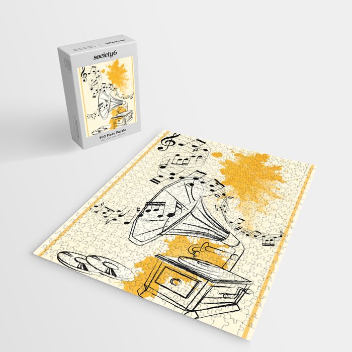 Abstract Minimal Musical Instrument 2 Jigsaw Puzzle Gallery Image 2