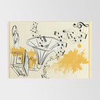 Abstract Minimal Musical Instrument 2 Rug Gallery Image 2