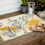 Abstract Minimal Musical Instrument 2 Outdoor Rug Gallery Image 2