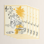 Abstract Minimal Musical Instrument 2 Wrapping Paper Gallery Image 3