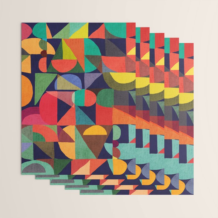 Color Blocks Wrapping Paper Gallery Image 3