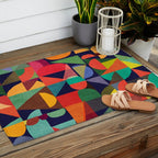 Color Blocks Outdoor Rug Gallery Image 2