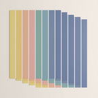 Gradient Arch XX Retro Mid Century Modern Rainbow Wrapping Paper Gallery Image 3