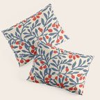 Winter Berries and Blue Pillow Sham Gallery Image 3