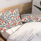 Winter Berries and Blue Pillow Sham Gallery Image 2