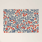 Winter Berries and Blue Welcome Mat Gallery Image 1