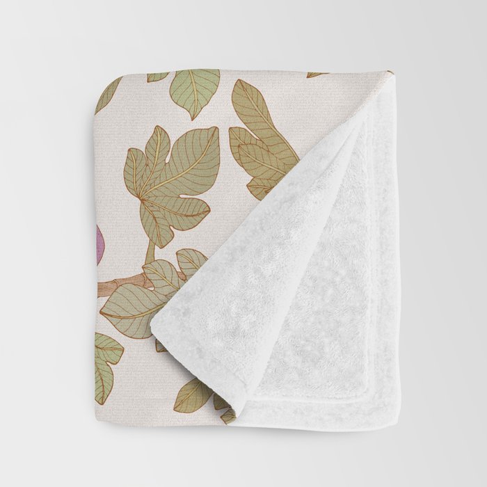 Fig Trees Throw Blanket Gallery Image 3