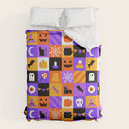 Geometric halloween mosaic pattern Comforter Gallery Image 6