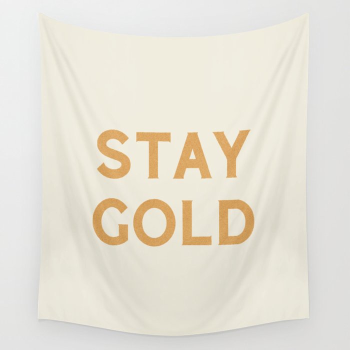 Stay Golden Wall Tapestry Gallery Image 1