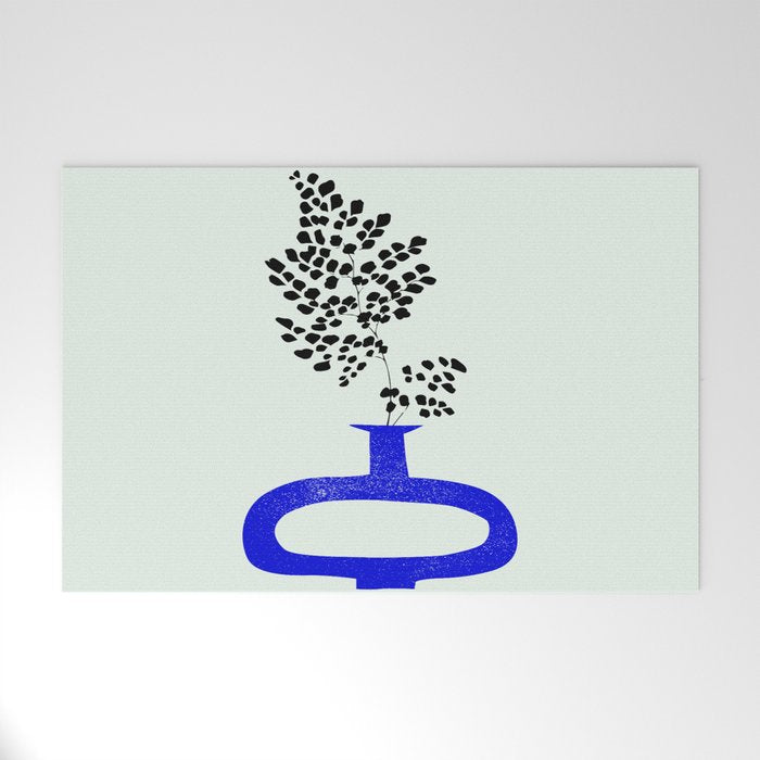 The Blue Vase 02 Welcome Mat Gallery Image 1