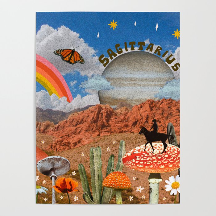 Sagittarius Collage Poster Gallery Image 4