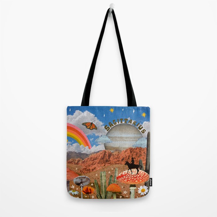 Sagittarius Collage Tote Bag Gallery Image 2