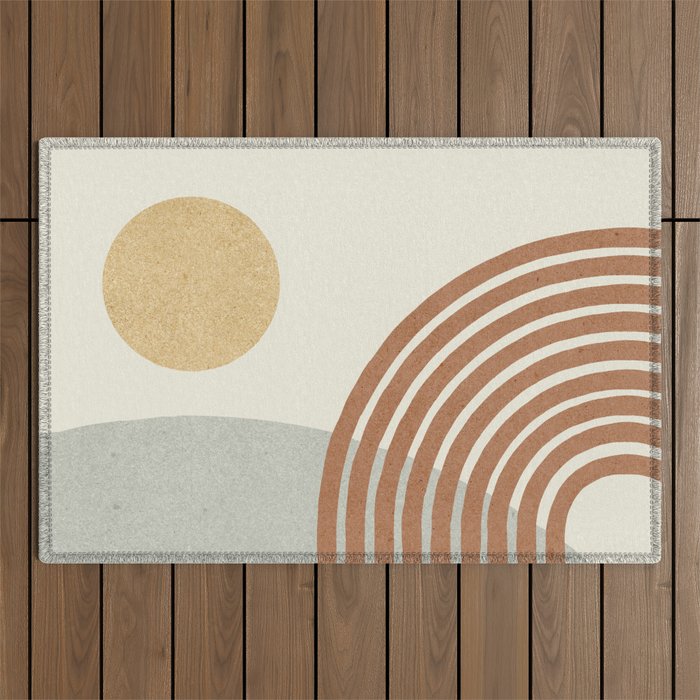 Sunny Hill - landscape Outdoor Rug Gallery Image 1