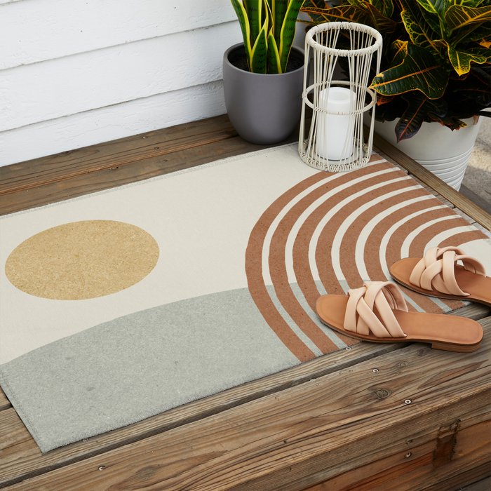 Sunny Hill - landscape Outdoor Rug Gallery Image 2