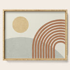Sunny Hill - landscape Serving Tray Gallery Image 1