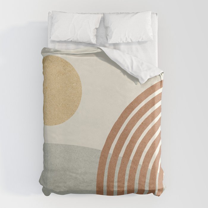 Sunny Hill - landscape Duvet Cover Gallery Image 1