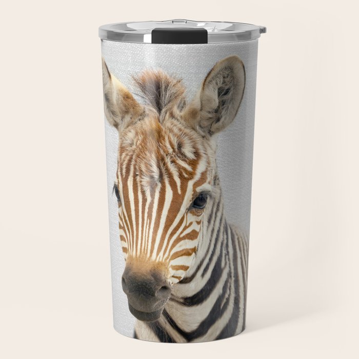 Baby Zebra - Colorful Travel Mug Gallery Image 1