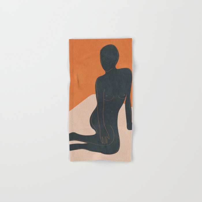 Abstract Nude III Bath Towel Gallery Image 1