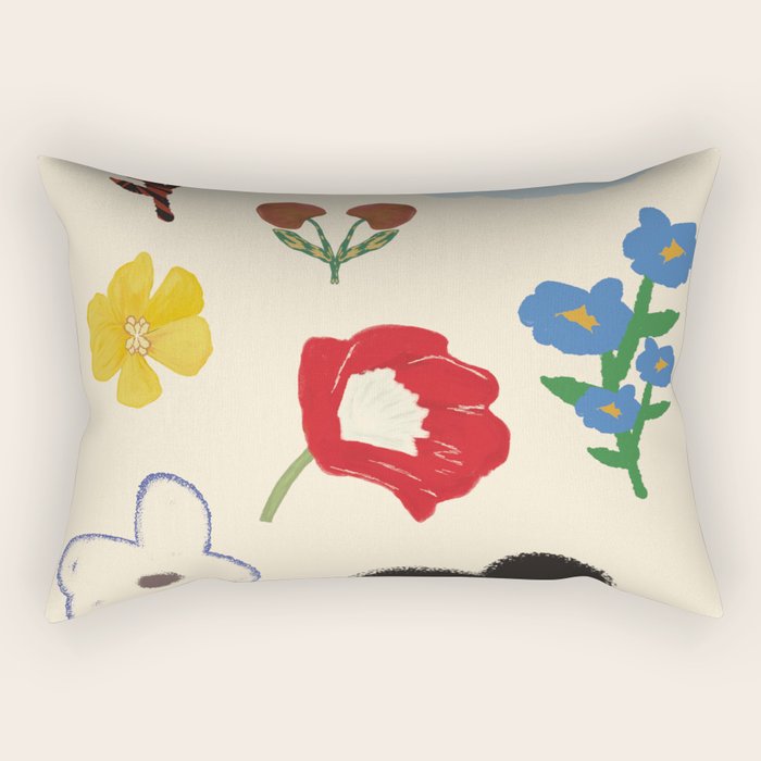 Fancy Garden Rectangular Pillow Gallery Image 2